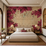 Vintage Bloom Courtyard Architecture wallpaper design view 2 | MWA-LWZ-211