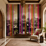 Linear Heritage (Vivid) Architecture wallpaper design view 2 | MWA-LWZ-210