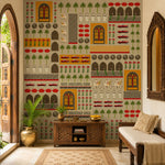 Amber Heritage Icons Cultural Heritage wallpaper design view 2 | MWA-LWZ-201