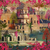 Royal Heritage Bloom Architecture wallpaper for living room & foyer interiors | MWA-LWZ-171