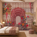 Terracotta Archway Architecture wallpaper design view 2 | MWA-LWZ-170