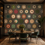 Curated Plates (Slate) Decorative Objects wallpaper design view 2 | MWA-LWZ-158