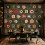 Curated Plates (Slate) Decorative Objects wallpaper design view 2 | MWA-LWZ-158