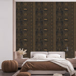 Golden Panther Totem Wildlife wallpaper design view 2 | MWA-LWZ-151