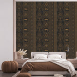 Golden Panther Totem Wildlife wallpaper design view 2 | MWA-LWZ-151
