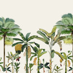 Botanical Palm Grove Botanical wallpaper for living room & bedroom interiors | MWA-LWZ-139