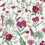 Chintz Garden Botanical wallpaper for living room & bedroom interiors | MWA-LWZ-133