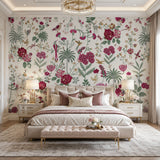Chintz Garden Botanical wallpaper design view 2 | MWA-LWZ-133