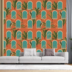 Heron Balconies Wildlife wallpaper design view 2 | MWA-LWZ-131