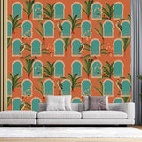 Heron Balconies Wildlife wallpaper design view 2 | MWA-LWZ-131