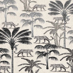 Monochrome Prowl Wildlife wallpaper for living room & bedroom interiors | MWA-LWZ-130