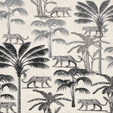 Monochrome Prowl Wildlife wallpaper for living room & bedroom interiors | MWA-LWZ-130