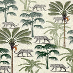 Golden Leopard Grove Wildlife wallpaper for living room & bedroom interiors | MWA-LWZ-129