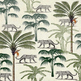Golden Leopard Grove Wildlife wallpaper for living room & bedroom interiors | MWA-LWZ-129