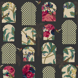 Jharokha Garden Architecture wallpaper for hotel lobby & lounge interiors | MWA-LWZ-128