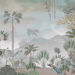 Palace Overlook Wildlife wallpaper for living room & resort interiors | MWA-LWZ-111