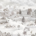 Tuscan Morning Landscape wallpaper for living room & hospitality interiors | MWA-LWZ-108