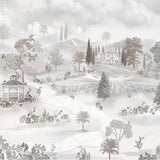 Tuscan Morning Landscape wallpaper for living room & hospitality interiors | MWA-LWZ-108