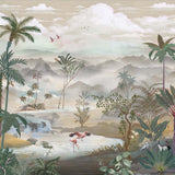 Radiant Tropics Landscape wallpaper for living room & resort interiors | MWA-LWZ-107