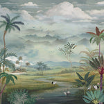 Serene Lowlands Landscape wallpaper for living room & hospitality interiors | MWA-LWZ-106