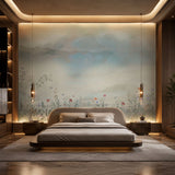 Meadow Horizon Botanical wallpaper design view 2 | MWA-LWZ-103
