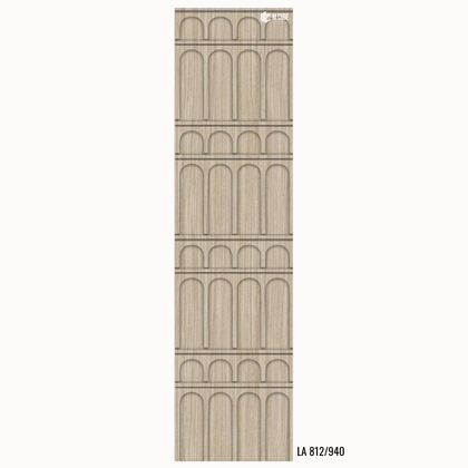 Matteo  Wood Finish Decorative Wall Panel – 8 ft x 2 ft, 6mm | LA 812/940