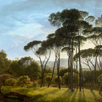Umbrella pines Landscape wallpaper for living room & hospitality interiors | MWA-LWZ-252