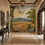 Golden Fields Landscape wallpaper design view 2 | MWA-LWZ-251