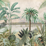 Tropical Daydream Botanical wallpaper for living room & resort interiors | MWA-LWZ-250