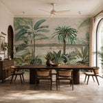 Tropical Daydream Botanical wallpaper design view 2 | MWA-LWZ-250