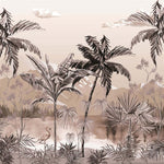 Tropical Daydream Botanical wallpaper for living room & resort interiors | MWA-LWZ-247