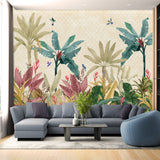Tropical Harmony Botanical wallpaper design view 2 | MWA-LWZ-242
