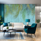 Palm Shade Botanical wallpaper design view 2 | MWA-LWZ-239