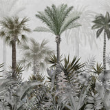 Palm Haven Botanical wallpaper for living room & resort interiors | MWA-LWZ-235