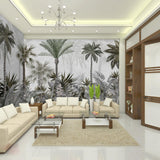 Palm Haven Botanical wallpaper design view 2 | MWA-LWZ-235