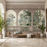 Arched Garden Architecture wallpaper design view 2 | MWA-LWZ-233