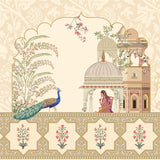 Mughal Era Architecture wallpaper for living room & foyer interiors | MWA-LWZ-230
