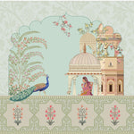 Mughal Era Architecture wallpaper for living room & foyer interiors | MWA-LWZ-229