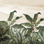 Leaf Bliss Botanical wallpaper for living room & resort interiors | MWA-LWZ-223