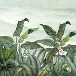 Leaf Bliss Botanical wallpaper for living room & resort interiors | MWA-LWZ-222