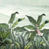 Leaf Bliss Botanical wallpaper for living room & resort interiors | MWA-LWZ-222