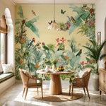 Natures Symphony Botanical wallpaper design view 2 | MWA-LWZ-221