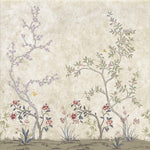Dreamy Flora Botanical wallpaper for living room & bedroom interiors | MWA-LWZ-220