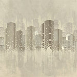 City of Dreams Architecture wallpaper for living room & foyer interiors | MWA-LWZ-219