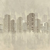 City of Dreams Architecture wallpaper for living room & foyer interiors | MWA-LWZ-219