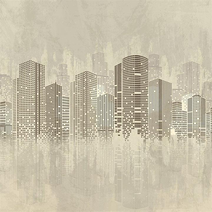 City of Dreams Architecture wallpaper for living room & foyer interiors | MWA-LWZ-219