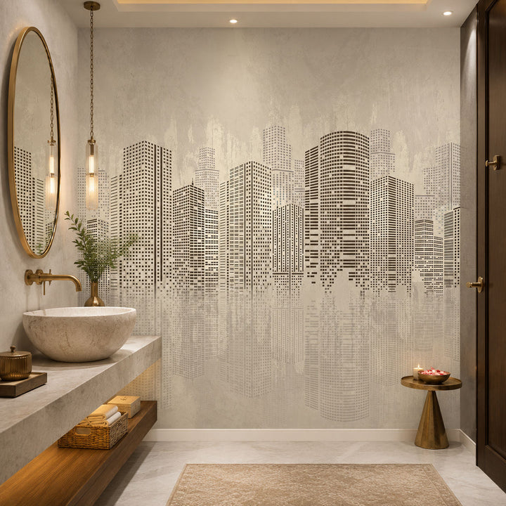City of Dreams Architecture wallpaper design view 2 | MWA-LWZ-219