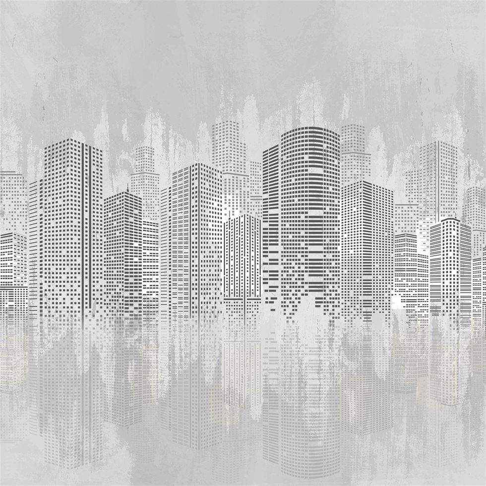 City of Dreams Architecture wallpaper for hotel lobby & lounge interiors | MWA-LWZ-218