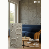 PU 3D Wall Panel – Lunar – 4 ft x 2 ft | 40mm