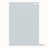 Fluted Solid Acrylic Decorative Laminate – 2.3mm, 8 ft x 4 ft | MAC-BTP-102